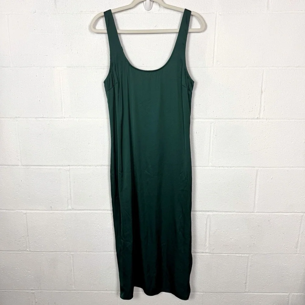 Abercrombie & Fitch Dark Green Maxi Dress